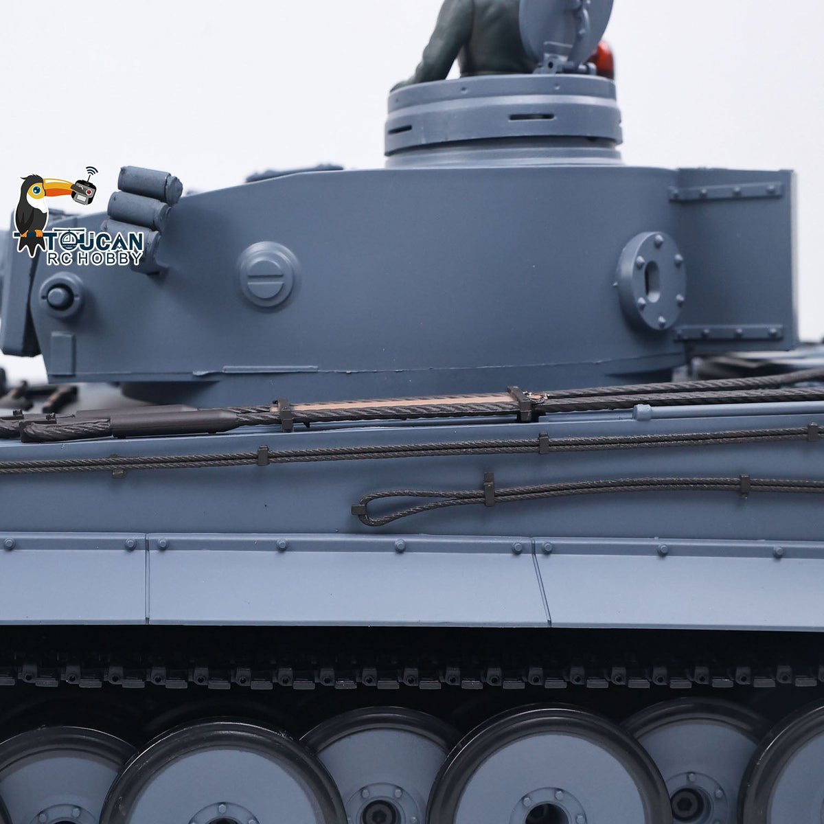 Henglong 1/16 TK7.0 Plastic German Tiger I Panther RTR RC Tank 3818/3819 360 Degrees Turret Infrared Combat BB Sounds Lights Smoke Model