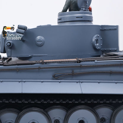 Henglong 1/16 TK7.0 Plastic German Tiger I Panther RTR RC Tank 3818/3819 360 Degrees Turret Infrared Combat BB Sounds Lights Smoke Model