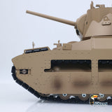 Fast  Free Shipping Tongde 1/16 Remote Control Military Tank Matilda III IV Turret Rotation 320 Degree IR Lights Sounds RC Electric Model Smoke Unit