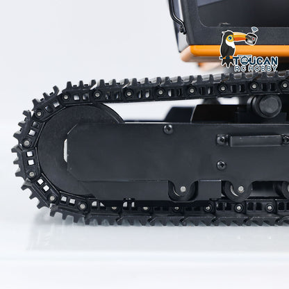 JDMODEL 1/12 RC-Hydraulikbagger, lackiert, montiert, Fernbedienung, Baufahrzeug, Pumpe, Ketten, Licht, Radio 