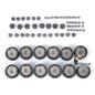 Metal Tracks Sprockets Road Wheels Idler Front Short Antenna Plastic Speaker For HL 1/16 RC Battle Tank IDF Merkava MK IV 3958 Replacement Parts