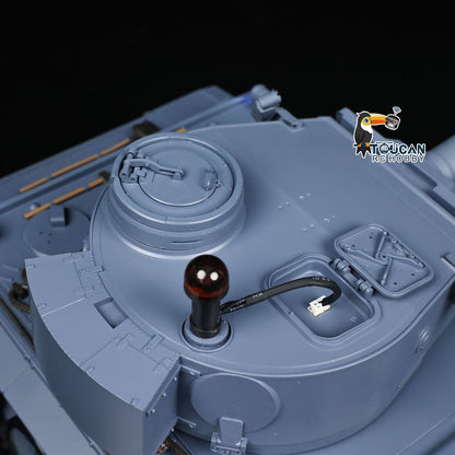 Henglong 1/16 TK7.0 Plastic German Tiger I Panther RTR RC Tank 3818/3819 360 Degrees Turret Infrared Combat BB Sounds Lights Smoke Model