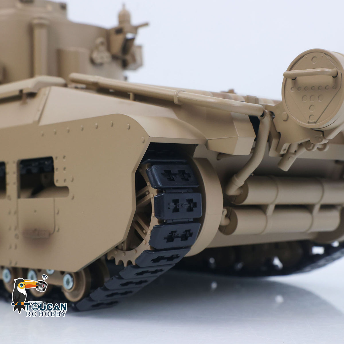 TOUCAN RC HOBBY Fast  Free Shipping Tongde 1/16 Remote Control Military Tank Matilda III IV Turret Rotation 320 Degree IR Lights Sounds RC Electric Model Smoke Unit