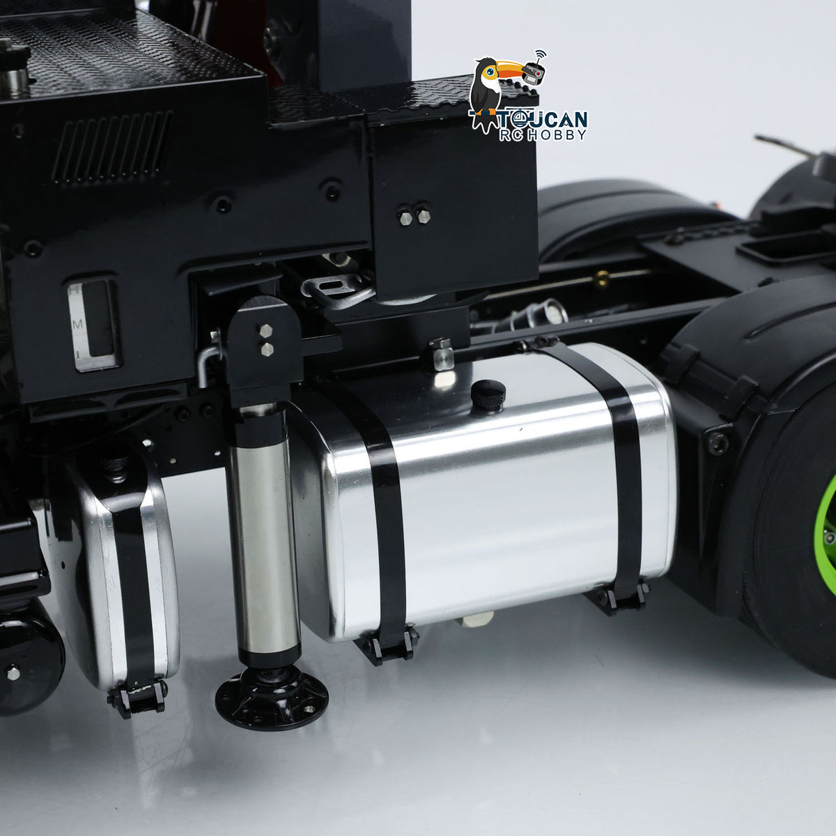 Toucan Metall 6X6 Chassis 1/14 RC Traktor Lkw 770S Hydraulische Kran DIY Lkw Modell Licht Sound