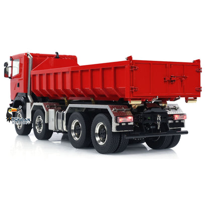 TOUCAN RC HOBBY 1/14 8x8 RC Hydraulic Full Dump Truck Roll-Off Dumper Trucks 3-speed Transmission Differential Lock Axles Motor Servo ESC