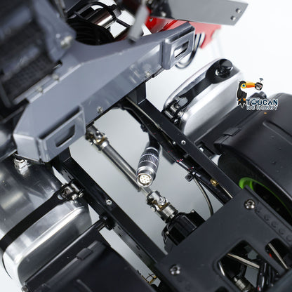 Toucan Metall 6X6 Chassis 1/14 RC Traktor Lkw 770S Hydraulische Kran DIY Lkw Modell Licht Sound