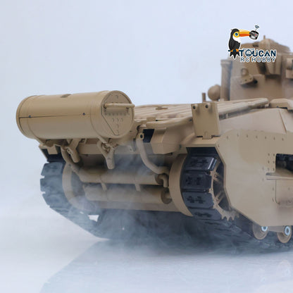 1/16 RC Tank Matilda III IV Tongde IR Turret Rotary 320 Degree Electric Remote Control Military Vehicle Metal Gearbox Road Wheel