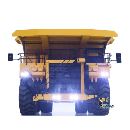 1:20 Maßstab Gelb Metall Hydraulische RC Mining Truck 793D Dumper Auto Fernbedienung Kipper Modell I6X Radio Lichter ESC Servo