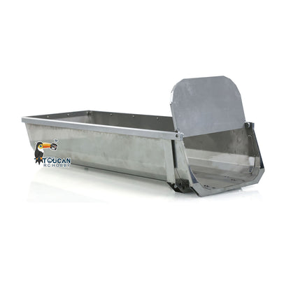 2 achsen Metall Hydraulische Dump Trailer Für TAMIYA LESU 1/14 RC Traktor Kipper Lkw