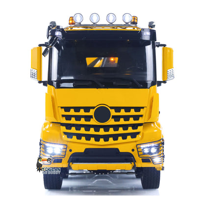 Toucanhobby 10x10 1/14 Metal RC Hydraulic Roll on Roll off Dumper Construction Vehicle 9-Way Reversing Valve Rear Axle Lifting for Hobbyists