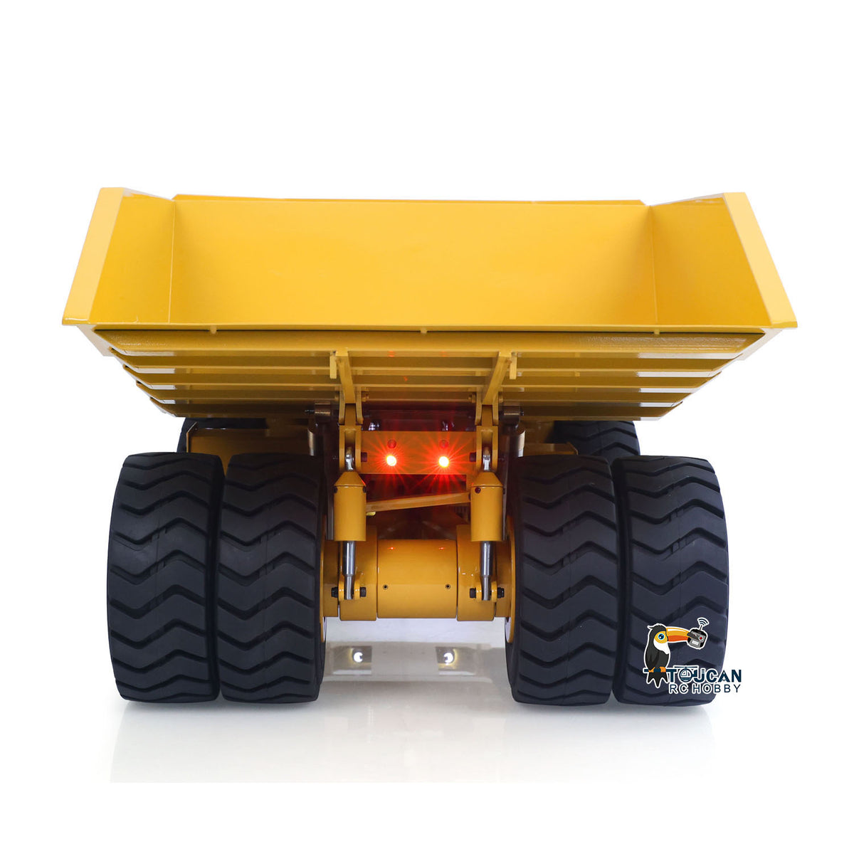 1:20 Maßstab Gelb Metall Hydraulische RC Mining Truck 793D Dumper Auto Fernbedienung Kipper Modell I6X Radio Lichter ESC Servo