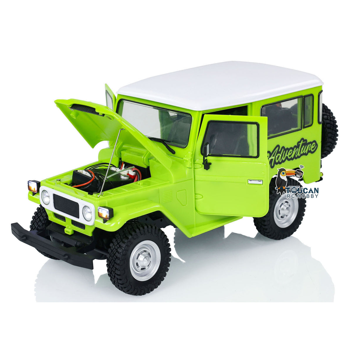 TOUCAN RC HOBBY 1/16 HG 4x4 RC Off-road Vehicles FJ40 Electric Remote Control Crawler Car Painted Assembled Simulation Hobby