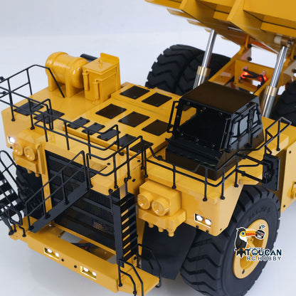 LZGH-C793D-2 1/20 Scale Heavy Duty Metal Hydraulic Tipper Mining Truck Complete Set w/Battery & Charger Included