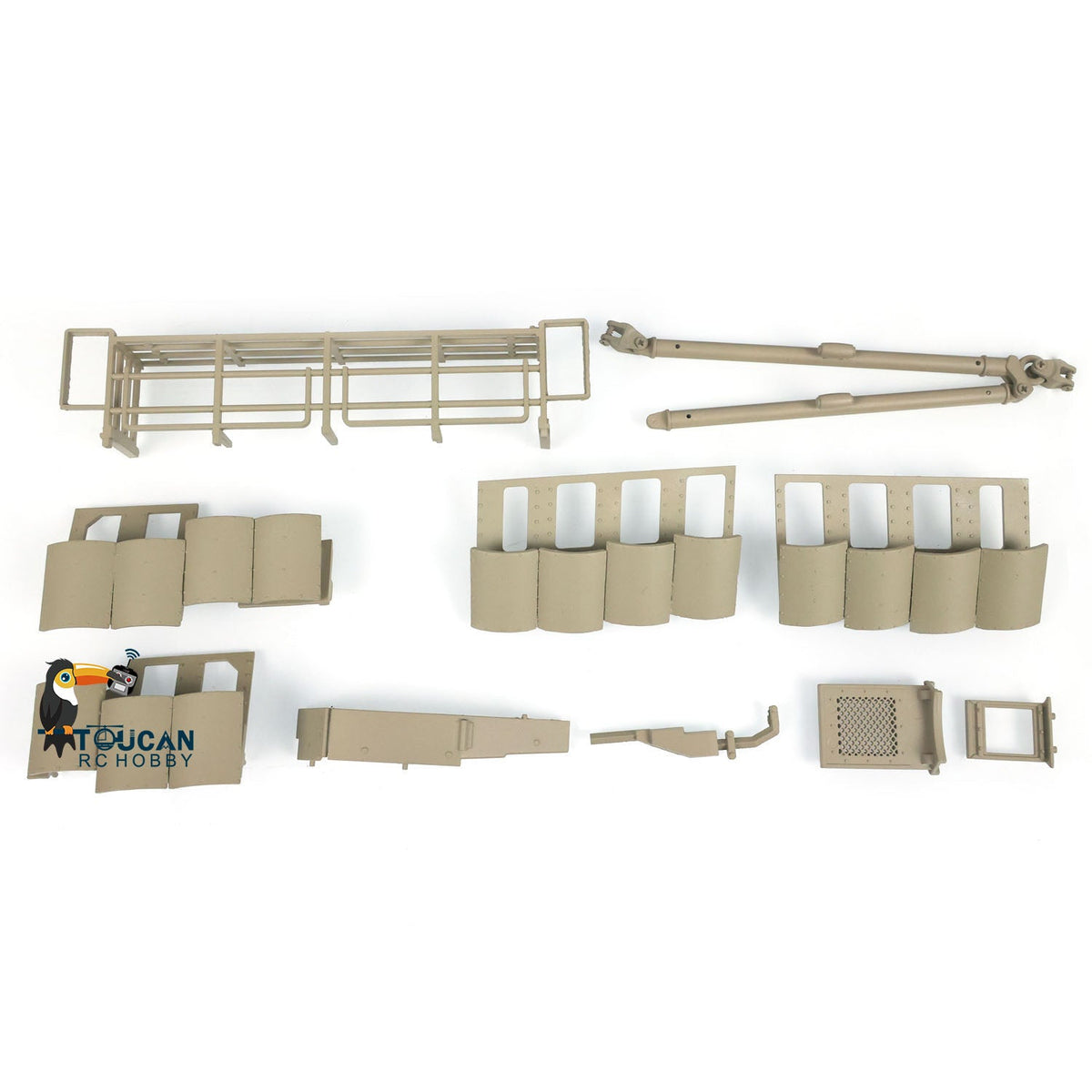 CS M1A2 Abrams TUSKII Metal Upgrade Set For Henglong 1/16 Plastic Remote Control Vehicle 3918 Tank Model Accessories