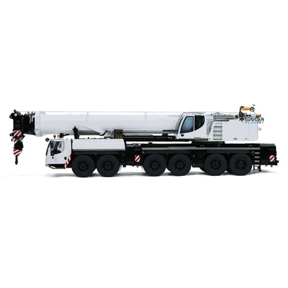 TOUCAN RC HOBBY Eyewhale D1350 1/14 Metal RC Hydraulic Mobile Crane Truck Heavy Machine FlySky PL18EV Remote Controller for Indoor Play