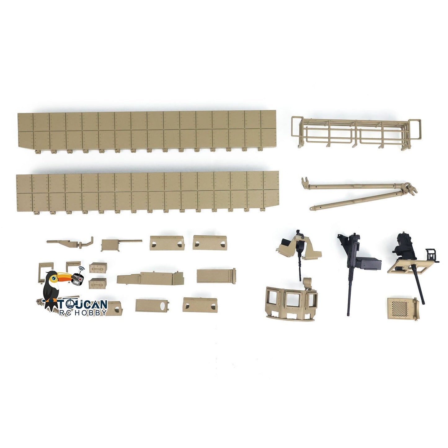 IN Stock CS Abrams M1A2 TUSKI Metal Upgrade Set For 1/16 Plastic Remote Control Vehicle 3918 Henglong Tank Model Accessories