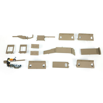 IN Stock CS Abrams M1A2 TUSKI Metal Upgrade Set For 1/16 Plastic Remote Control Vehicle 3918 Henglong Tank Model Accessories