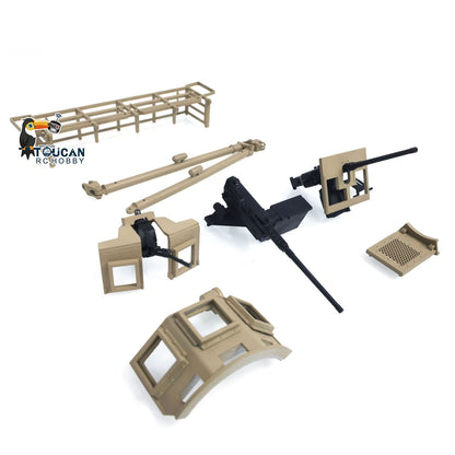 IN Stock CS Abrams M1A2 TUSKI Metal Upgrade Set For 1/16 Plastic Remote Control Vehicle 3918 Henglong Tank Model Accessories