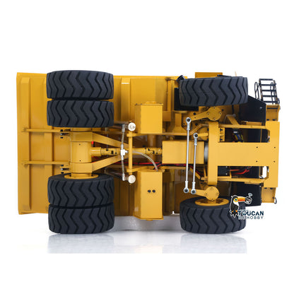 1:20 Maßstab Gelb Metall Hydraulische RC Mining Truck 793D Dumper Auto Fernbedienung Kipper Modell I6X Radio Lichter ESC Servo