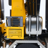 1/14 10x10 RC Hydraulic Crane Full Dump Truck Metal Lorry Car Rear Axle Steering Painted Assembled with Light Sound System