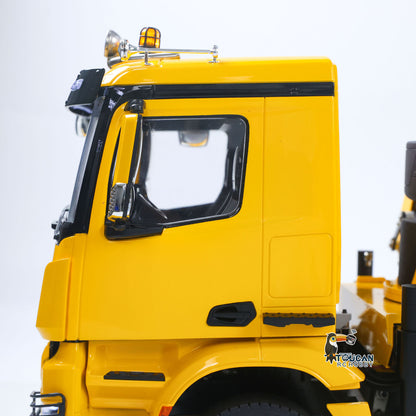 1/14 10x10 RC Hydraulikkran Vollmuldenkipper Metall LKW Auto Hinterachslenkung Lackiert Zusammengebaut mit Licht Sound System