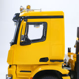 1:14 10x10 Metal RC Hydraulic Dump Car Remote Control Crane Full Dumper Trucks 9-Channel Reversing Valve with Light Sound System