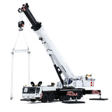 Eyewhale D1350 1/14 Metal RC Hydraulic Mobile Crane Truck Heavy Machine FlySky PL18EV Remote Controller for Indoor Play