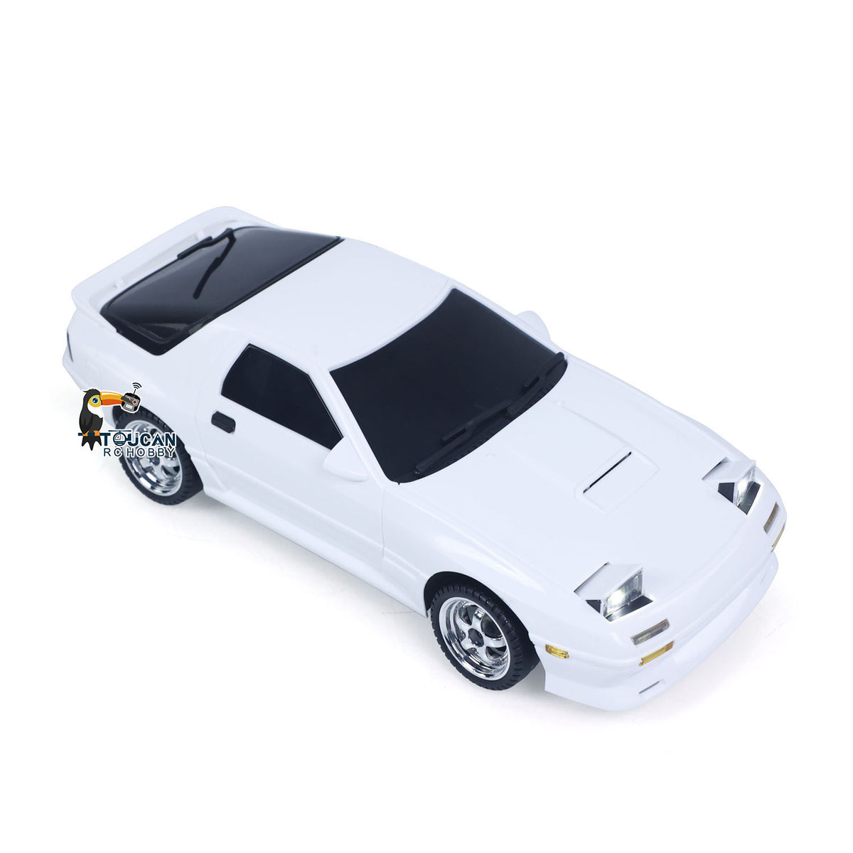 TOUCAN RC HOBBY LDRC 1/18 RX7 RC Racing Car RWD Gyroscope Wireless Control Drift Vehicles LD1802 Premium Mini Drift Design All-Nylon Chassis RC Model