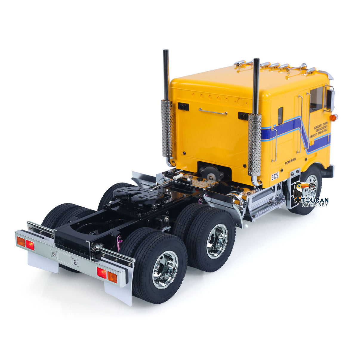 TOUCAN 1/14 Remote Control Vehicle DIY Tractor Truck 6*4 Chassis 56304 3Speed Transmission Light Sound System RTR Flysky Radio