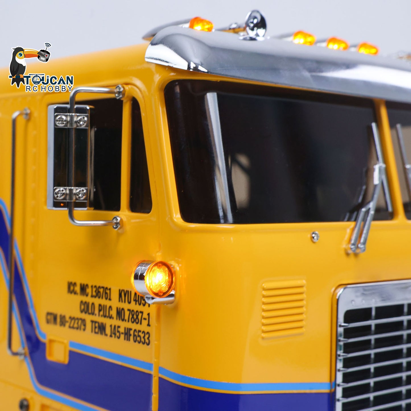 TOUCAN 1/14 Remote Control Vehicle DIY Tractor Truck 6*4 Chassis 56304 3Speed Transmission Light Sound System RTR Flysky Radio