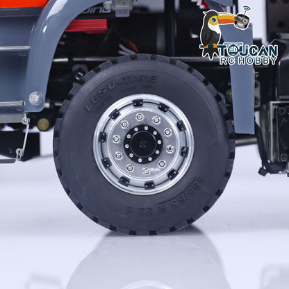TOUCAN RC HOBBY LESU 1/14 TGS 8*8 RC Hydraulic Dumper Truck Lorry Remote Control Tipper Lights Sound Two Speed ESC Motor 3T Differential Lock Steering Servo