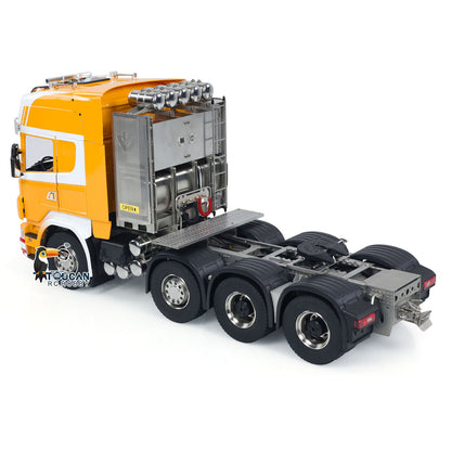 1/14 8x8 RC Sattelzugmaschine RTR R620 Metall Ferngesteuerte Autos Zusammengebaut und Lackiert 3-Gang Getriebe Licht Sound System