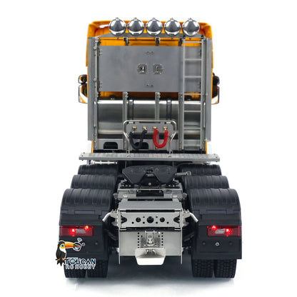 1/14 8x8 RC Sattelzugmaschine RTR R620 Metall Ferngesteuerte Autos Zusammengebaut und Lackiert 3-Gang Getriebe Licht Sound System