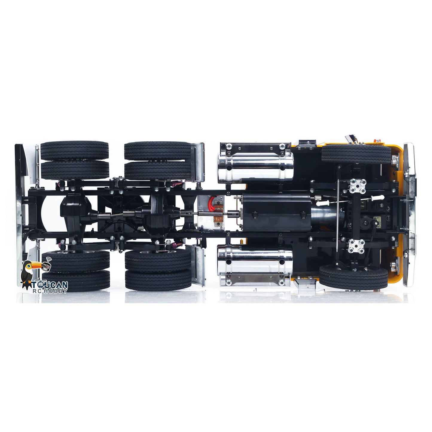 TOUCAN 1/14 Remote Control Vehicle DIY Tractor Truck 6*4 Chassis 56304 3Speed Transmission Light Sound System RTR Flysky Radio