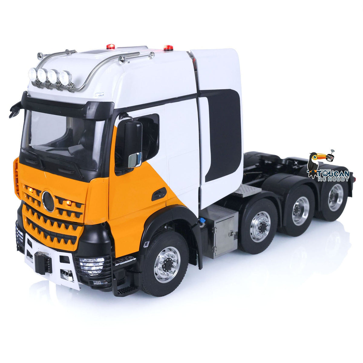 TOUCAN RC HOBBY 8x8  Metal Chassis Lock Differential 4Axles 1/14 RC Tractor Truck DIY 3363 Radio Control Lorry Car Model Motor ESC Servo