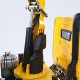 1:14 10x10 Metal RC Hydraulic Dump Car Remote Control Crane Full Dumper Trucks 9-Channel Reversing Valve with Light Sound System