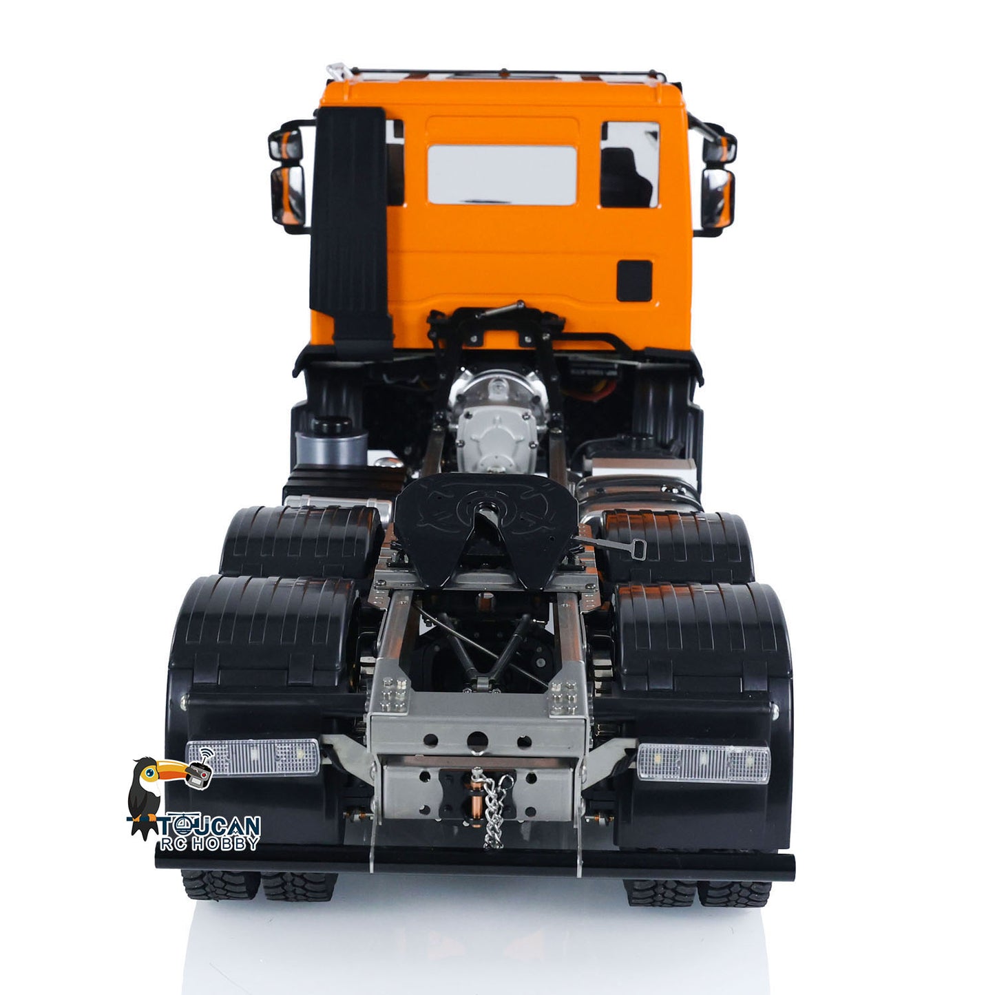 1/14 6x6 RC Sattelzugmaschine 2-Gang-Getriebe Funkfernsteuerung Auto Sounds Lichter