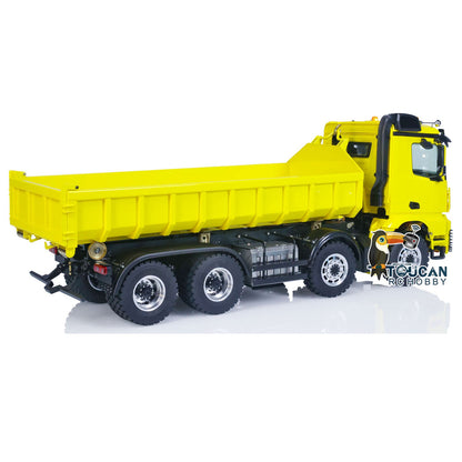 TOUCAN RC HOBBY Customized LESU 1/14 8x8 Hydraulic Machine RC Dumper Truck Remote Control Full Dump Car Hobby Model Sound RTR Painted Assembled