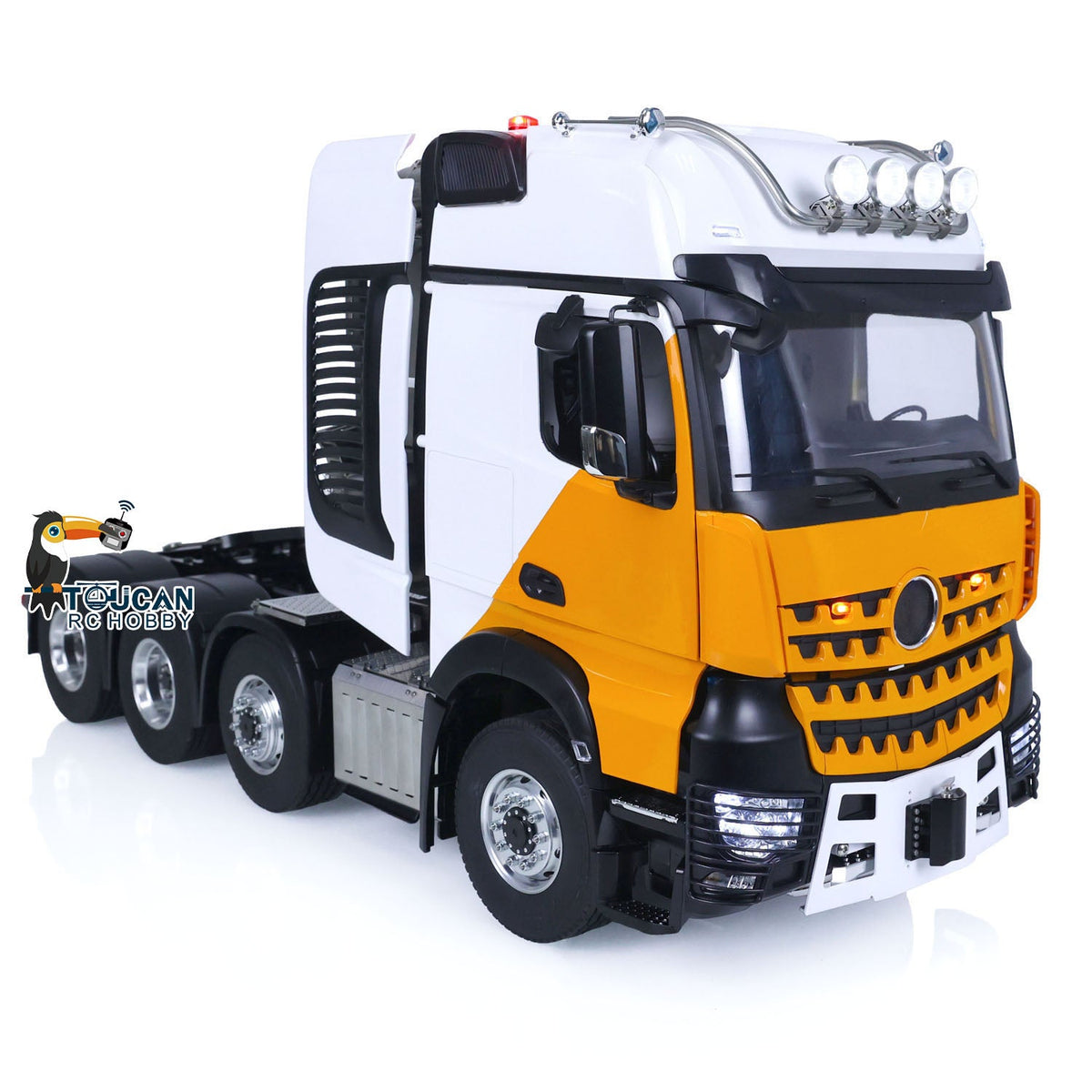 TOUCAN RC HOBBY 8x8  Metal Chassis Lock Differential 4Axles 1/14 RC Tractor Truck DIY 3363 Radio Control Lorry Car Model Motor ESC Servo