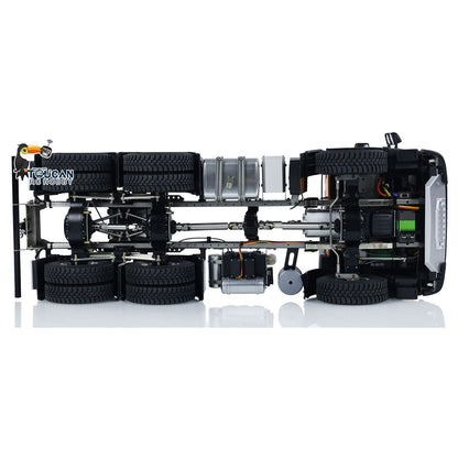 1/14 6x6 RC Sattelzugmaschine 2-Gang-Getriebe Funkfernsteuerung Auto Sounds Lichter