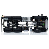 1/14 6x6 RC Tractor Radio Controlled Truck 2-speed Transmission Car Sounds Lights Metal Chassis Servo ESC Motor DIY
