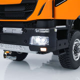 1/14 6x6 RC Tractor Radio Controlled Truck 2-speed Transmission Car Sounds Lights Metal Chassis Servo ESC Motor DIY