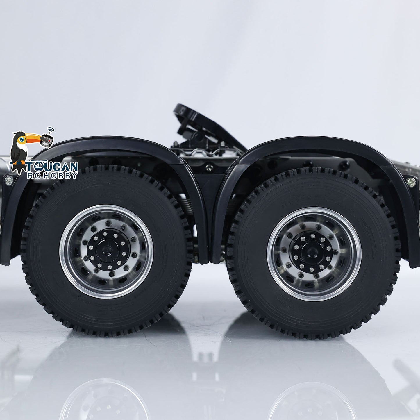 1/14 6x6 RC Sattelzugmaschine 2-Gang-Getriebe Funkfernsteuerung Auto Sounds Lichter