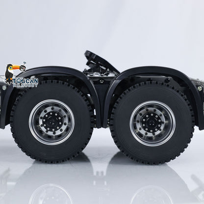1/14 6x6 RC Sattelzugmaschine 2-Gang-Getriebe Funkfernsteuerung Auto Sounds Lichter