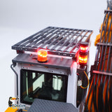 LR914 PRO MAX Metal 4WD 1/14 RC Hydraulic Wheeled Excavator 11-ways Valve RTR Radio Controlled Digger PL18EV Lite Battery Light