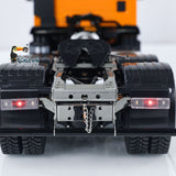 1/14 6x6 RC Tractor Radio Controlled Truck 2-speed Transmission Car Sounds Lights Metal Chassis Servo ESC Motor DIY