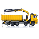 1:14 10x10 Metal RC Hydraulic Dump Car Remote Control Crane Full Dumper Trucks 9-Channel Reversing Valve with Light Sound System