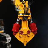 TOUCAN RC HOBBY Metal Hydraulic Shear with 270 Degree Rotation for 1/12 RC Hydraulic Digger C395 LR976 Remote Control Construction Vehicles Excavator