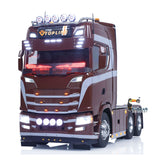 TOUCAN 1/14 Remote Control Tractor Truck 770S 3Speed 6x2 Metal Chassis Axle Lock RC Lorry Vehicle Flysky ST8 Radio RTR Model