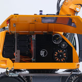 LR914 PRO MAX Metal 4WD 1/14 RC Hydraulic Wheeled Excavator 11-ways Valve RTR Radio Controlled Digger PL18EV Lite Battery Light
